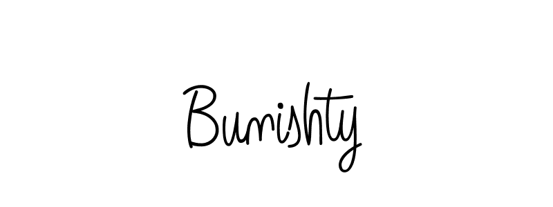 Make a beautiful signature design for name Bunishty. Use this online signature maker to create a handwritten signature for free. Bunishty signature style 5 images and pictures png