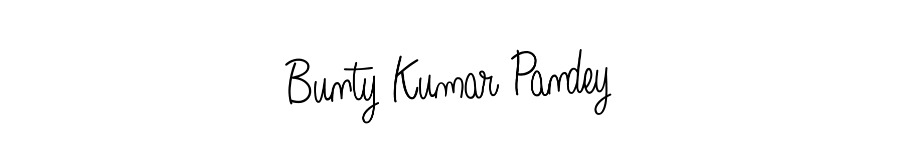 Make a short Bunty Kumar Pandey signature style. Manage your documents anywhere anytime using Angelique-Rose-font-FFP. Create and add eSignatures, submit forms, share and send files easily. Bunty Kumar Pandey signature style 5 images and pictures png