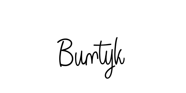 Here are the top 10 professional signature styles for the name Buntyk. These are the best autograph styles you can use for your name. Buntyk signature style 5 images and pictures png