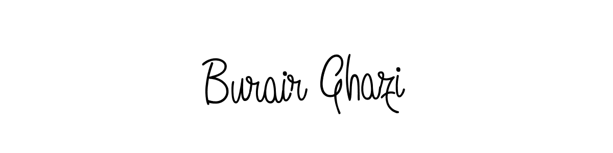 Also we have Burair Ghazi name is the best signature style. Create professional handwritten signature collection using Angelique-Rose-font-FFP autograph style. Burair Ghazi signature style 5 images and pictures png