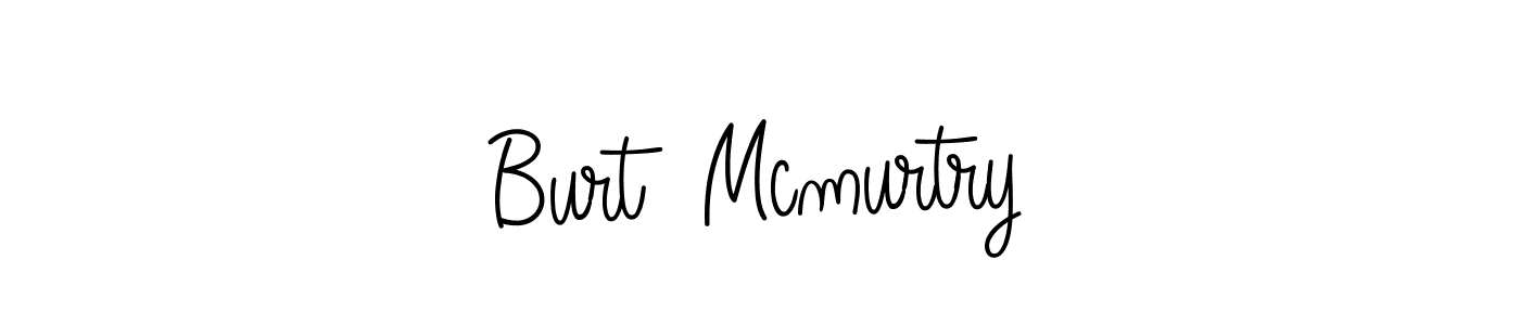 Burt  Mcmurtry stylish signature style. Best Handwritten Sign (Angelique-Rose-font-FFP) for my name. Handwritten Signature Collection Ideas for my name Burt  Mcmurtry. Burt  Mcmurtry signature style 5 images and pictures png