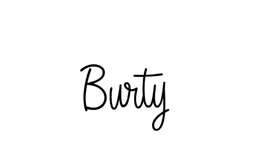 Best and Professional Signature Style for Burty. Angelique-Rose-font-FFP Best Signature Style Collection. Burty signature style 5 images and pictures png