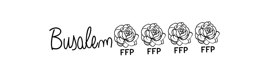 You should practise on your own different ways (Angelique-Rose-font-FFP) to write your name (Busalem1592) in signature. don't let someone else do it for you. Busalem1592 signature style 5 images and pictures png