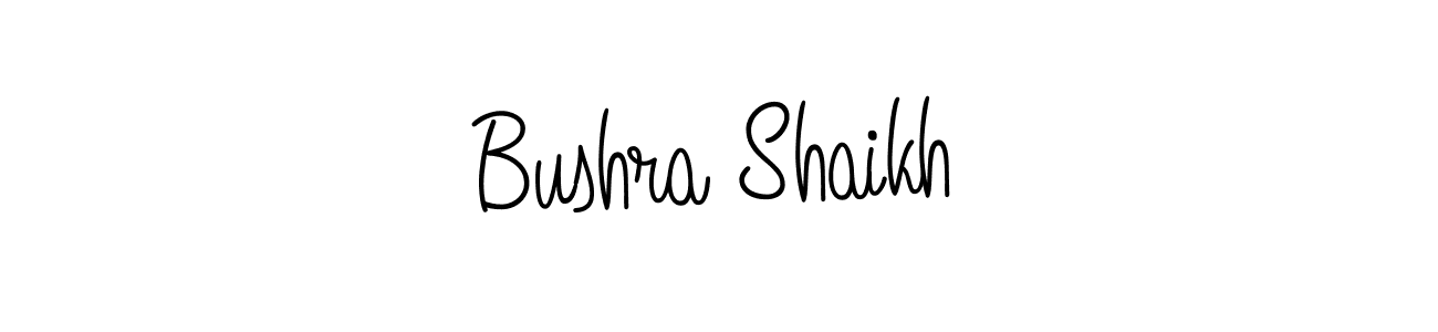 Once you've used our free online signature maker to create your best signature Angelique-Rose-font-FFP style, it's time to enjoy all of the benefits that Bushra Shaikh name signing documents. Bushra Shaikh signature style 5 images and pictures png