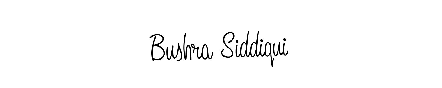 It looks lik you need a new signature style for name Bushra Siddiqui. Design unique handwritten (Angelique-Rose-font-FFP) signature with our free signature maker in just a few clicks. Bushra Siddiqui signature style 5 images and pictures png