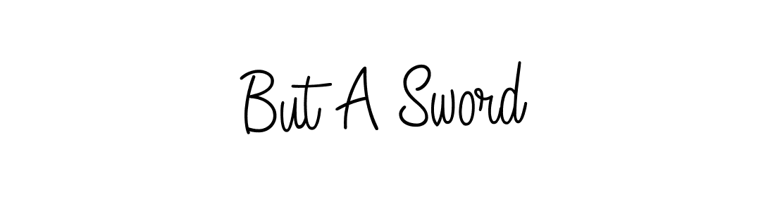 The best way (Angelique-Rose-font-FFP) to make a short signature is to pick only two or three words in your name. The name But A Sword include a total of six letters. For converting this name. But A Sword signature style 5 images and pictures png