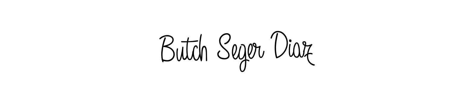 Also we have Butch Seger Diaz name is the best signature style. Create professional handwritten signature collection using Angelique-Rose-font-FFP autograph style. Butch Seger Diaz signature style 5 images and pictures png