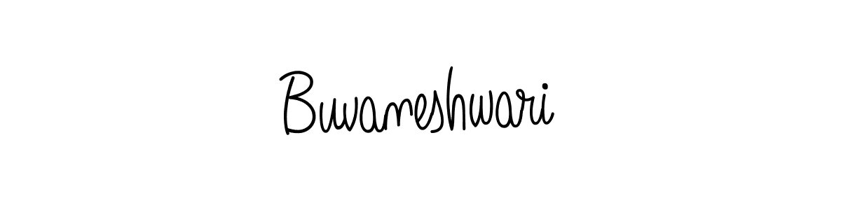 You should practise on your own different ways (Angelique-Rose-font-FFP) to write your name (Buvaneshwari) in signature. don't let someone else do it for you. Buvaneshwari signature style 5 images and pictures png