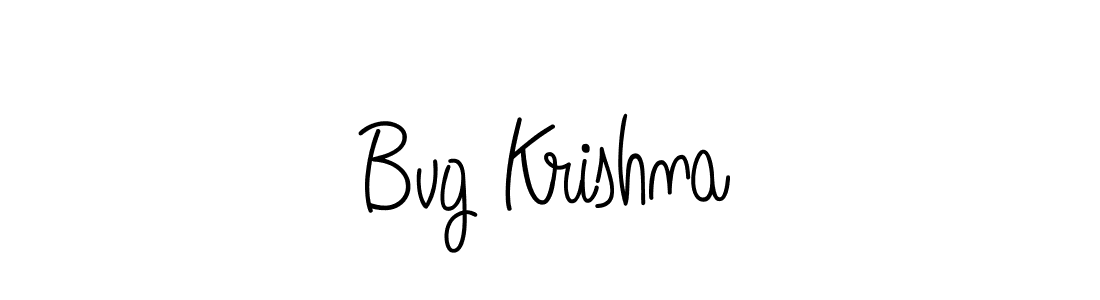 This is the best signature style for the Bvg Krishna name. Also you like these signature font (Angelique-Rose-font-FFP). Mix name signature. Bvg Krishna signature style 5 images and pictures png