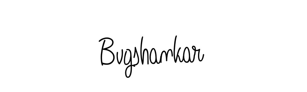 Create a beautiful signature design for name Bvgshankar. With this signature (Angelique-Rose-font-FFP) fonts, you can make a handwritten signature for free. Bvgshankar signature style 5 images and pictures png