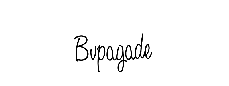 Make a beautiful signature design for name Bvpagade. Use this online signature maker to create a handwritten signature for free. Bvpagade signature style 5 images and pictures png