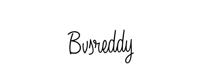 Also we have Bvsreddy name is the best signature style. Create professional handwritten signature collection using Angelique-Rose-font-FFP autograph style. Bvsreddy signature style 5 images and pictures png