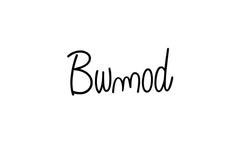 How to make Bwmod signature? Angelique-Rose-font-FFP is a professional autograph style. Create handwritten signature for Bwmod name. Bwmod signature style 5 images and pictures png