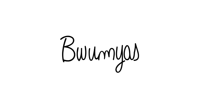 Create a beautiful signature design for name Bwumyas. With this signature (Angelique-Rose-font-FFP) fonts, you can make a handwritten signature for free. Bwumyas signature style 5 images and pictures png