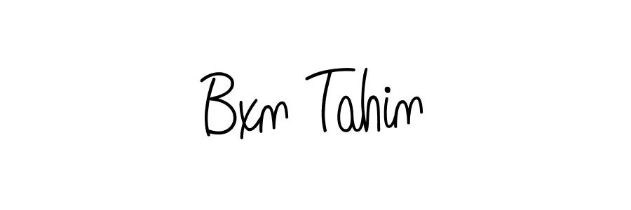 How to make Bxn Tahin signature? Angelique-Rose-font-FFP is a professional autograph style. Create handwritten signature for Bxn Tahin name. Bxn Tahin signature style 5 images and pictures png