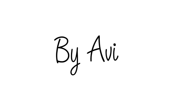 Use a signature maker to create a handwritten signature online. With this signature software, you can design (Angelique-Rose-font-FFP) your own signature for name By Avi. By Avi signature style 5 images and pictures png