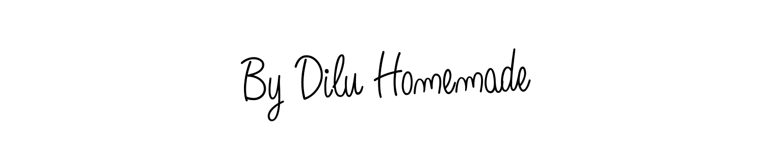 Once you've used our free online signature maker to create your best signature Angelique-Rose-font-FFP style, it's time to enjoy all of the benefits that By Dilu Homemade name signing documents. By Dilu Homemade signature style 5 images and pictures png