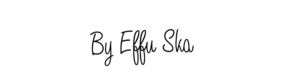 Use a signature maker to create a handwritten signature online. With this signature software, you can design (Angelique-Rose-font-FFP) your own signature for name By Effu Ska. By Effu Ska signature style 5 images and pictures png