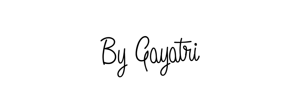 Use a signature maker to create a handwritten signature online. With this signature software, you can design (Angelique-Rose-font-FFP) your own signature for name By Gayatri. By Gayatri signature style 5 images and pictures png