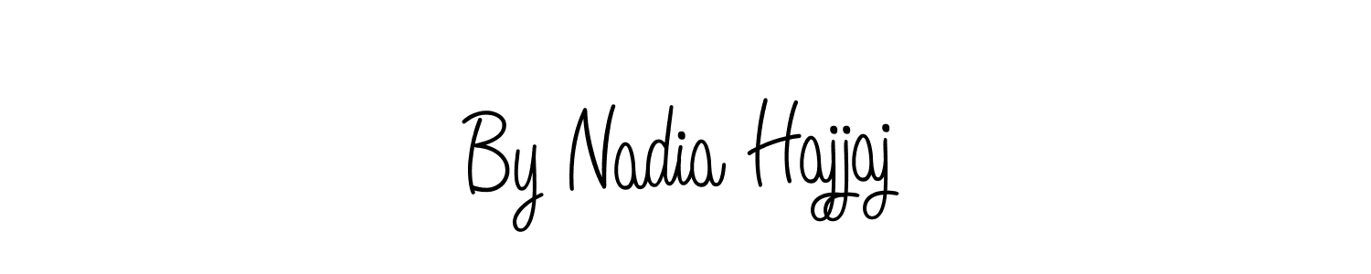 Similarly Angelique-Rose-font-FFP is the best handwritten signature design. Signature creator online .You can use it as an online autograph creator for name By Nadia Hajjaj. By Nadia Hajjaj signature style 5 images and pictures png