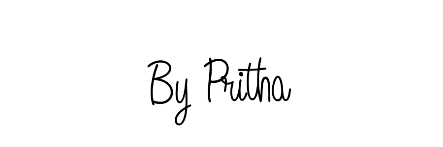 How to make By Pritha signature? Angelique-Rose-font-FFP is a professional autograph style. Create handwritten signature for By Pritha name. By Pritha signature style 5 images and pictures png
