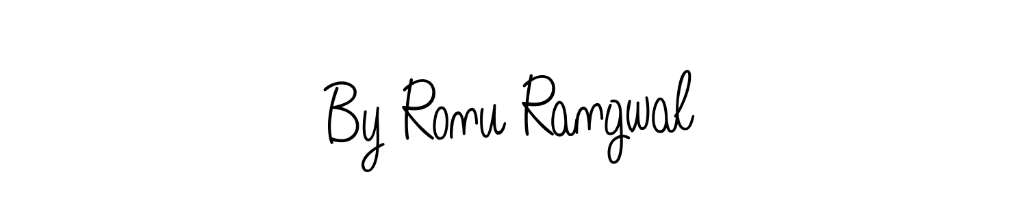You can use this online signature creator to create a handwritten signature for the name By Ronu Rangwal. This is the best online autograph maker. By Ronu Rangwal signature style 5 images and pictures png