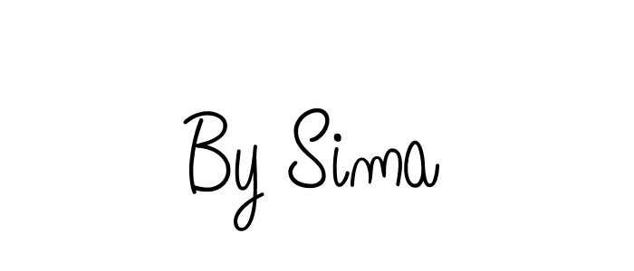 How to Draw By Sima signature style? Angelique-Rose-font-FFP is a latest design signature styles for name By Sima. By Sima signature style 5 images and pictures png