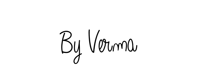 Design your own signature with our free online signature maker. With this signature software, you can create a handwritten (Angelique-Rose-font-FFP) signature for name By Verma. By Verma signature style 5 images and pictures png