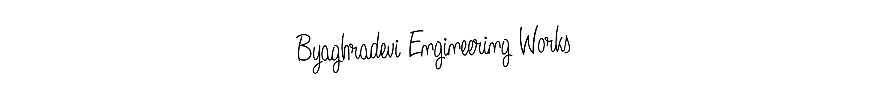 Make a beautiful signature design for name Byaghradevi Engineering Works. Use this online signature maker to create a handwritten signature for free. Byaghradevi Engineering Works signature style 5 images and pictures png