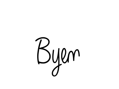 Also we have Byen name is the best signature style. Create professional handwritten signature collection using Angelique-Rose-font-FFP autograph style. Byen signature style 5 images and pictures png
