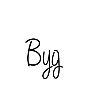 Byg stylish signature style. Best Handwritten Sign (Angelique-Rose-font-FFP) for my name. Handwritten Signature Collection Ideas for my name Byg. Byg signature style 5 images and pictures png