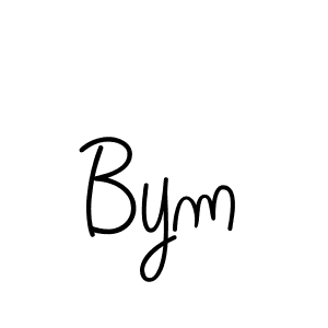 Also we have Bym name is the best signature style. Create professional handwritten signature collection using Angelique-Rose-font-FFP autograph style. Bym signature style 5 images and pictures png