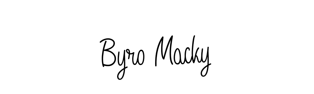 Angelique-Rose-font-FFP is a professional signature style that is perfect for those who want to add a touch of class to their signature. It is also a great choice for those who want to make their signature more unique. Get Byro Macky name to fancy signature for free. Byro Macky signature style 5 images and pictures png