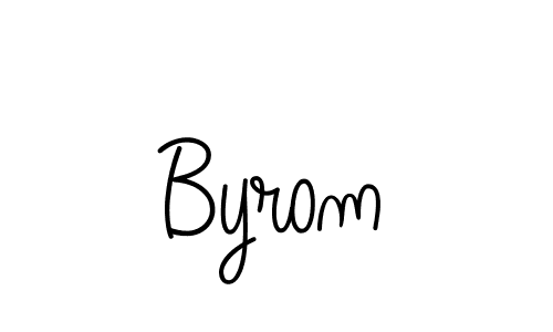 How to Draw Byrom signature style? Angelique-Rose-font-FFP is a latest design signature styles for name Byrom. Byrom signature style 5 images and pictures png