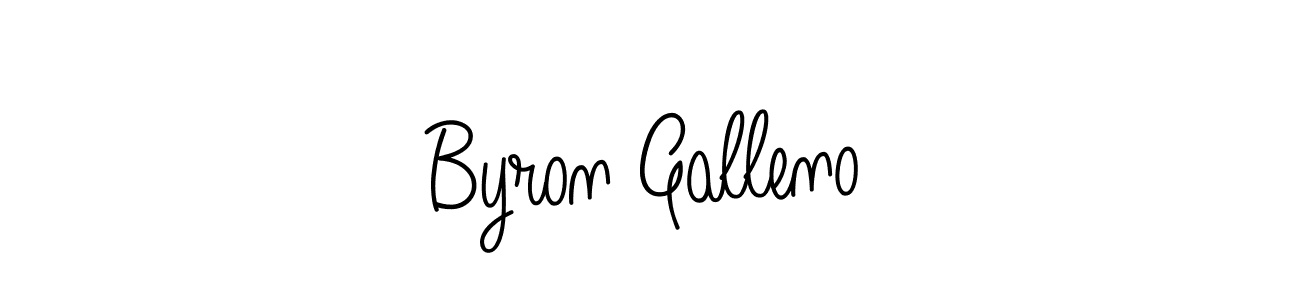 You should practise on your own different ways (Angelique-Rose-font-FFP) to write your name (Byron Galleno) in signature. don't let someone else do it for you. Byron Galleno signature style 5 images and pictures png