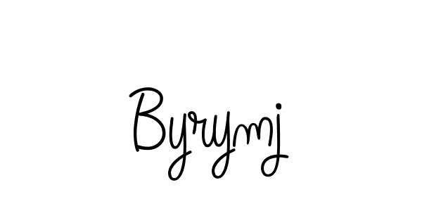 Make a beautiful signature design for name Byrymj. Use this online signature maker to create a handwritten signature for free. Byrymj signature style 5 images and pictures png