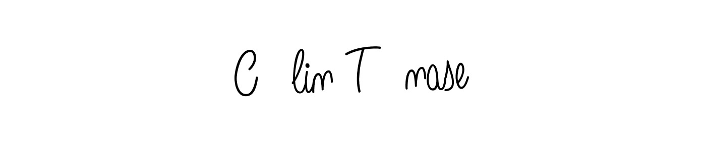 if you are searching for the best signature style for your name Călin Tănase. so please give up your signature search. here we have designed multiple signature styles  using Angelique-Rose-font-FFP. Călin Tănase signature style 5 images and pictures png