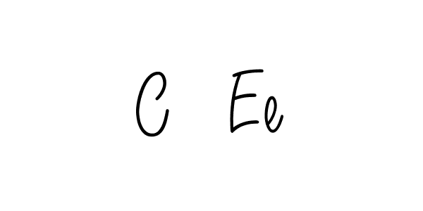 Similarly Angelique-Rose-font-FFP is the best handwritten signature design. Signature creator online .You can use it as an online autograph creator for name C   Ee. C   Ee signature style 5 images and pictures png