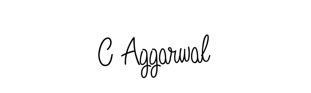 Make a beautiful signature design for name C Aggarwal. With this signature (Angelique-Rose-font-FFP) style, you can create a handwritten signature for free. C Aggarwal signature style 5 images and pictures png