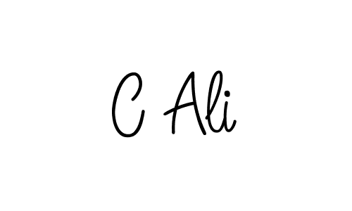 How to make C Ali name signature. Use Angelique-Rose-font-FFP style for creating short signs online. This is the latest handwritten sign. C Ali signature style 5 images and pictures png