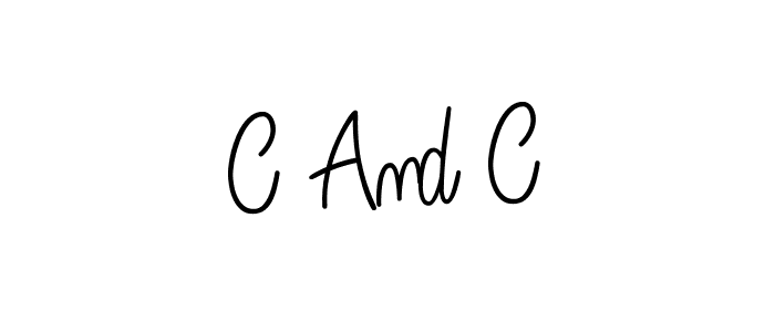 Also we have C And C name is the best signature style. Create professional handwritten signature collection using Angelique-Rose-font-FFP autograph style. C And C signature style 5 images and pictures png