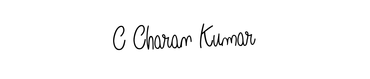 How to make C Charan Kumar signature? Angelique-Rose-font-FFP is a professional autograph style. Create handwritten signature for C Charan Kumar name. C Charan Kumar signature style 5 images and pictures png