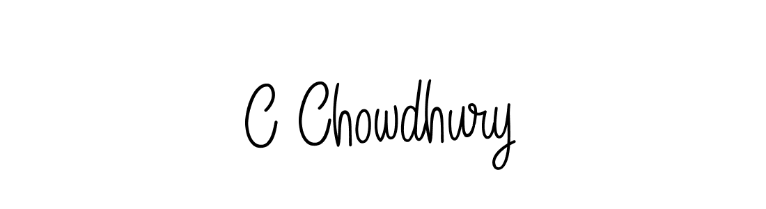 Make a beautiful signature design for name C Chowdhury. Use this online signature maker to create a handwritten signature for free. C Chowdhury signature style 5 images and pictures png