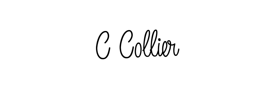 How to make C Collier signature? Angelique-Rose-font-FFP is a professional autograph style. Create handwritten signature for C Collier name. C Collier signature style 5 images and pictures png