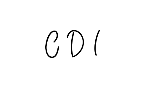 C D I stylish signature style. Best Handwritten Sign (Angelique-Rose-font-FFP) for my name. Handwritten Signature Collection Ideas for my name C D I. C D I signature style 5 images and pictures png