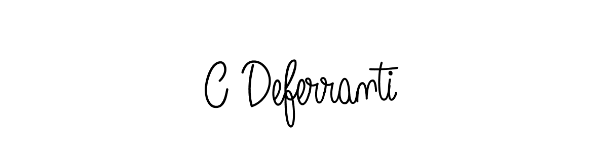 Create a beautiful signature design for name C Deferranti. With this signature (Angelique-Rose-font-FFP) fonts, you can make a handwritten signature for free. C Deferranti signature style 5 images and pictures png