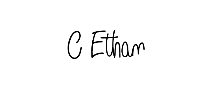 Make a beautiful signature design for name C Ethan. With this signature (Angelique-Rose-font-FFP) style, you can create a handwritten signature for free. C Ethan signature style 5 images and pictures png