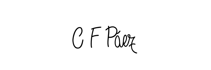 How to make C F Páez signature? Angelique-Rose-font-FFP is a professional autograph style. Create handwritten signature for C F Páez name. C F Páez signature style 5 images and pictures png