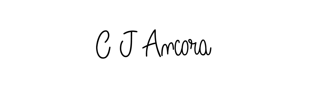 Also we have C J Ancora name is the best signature style. Create professional handwritten signature collection using Angelique-Rose-font-FFP autograph style. C J Ancora signature style 5 images and pictures png