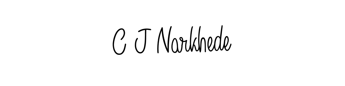 Similarly Angelique-Rose-font-FFP is the best handwritten signature design. Signature creator online .You can use it as an online autograph creator for name C J Narkhede. C J Narkhede signature style 5 images and pictures png